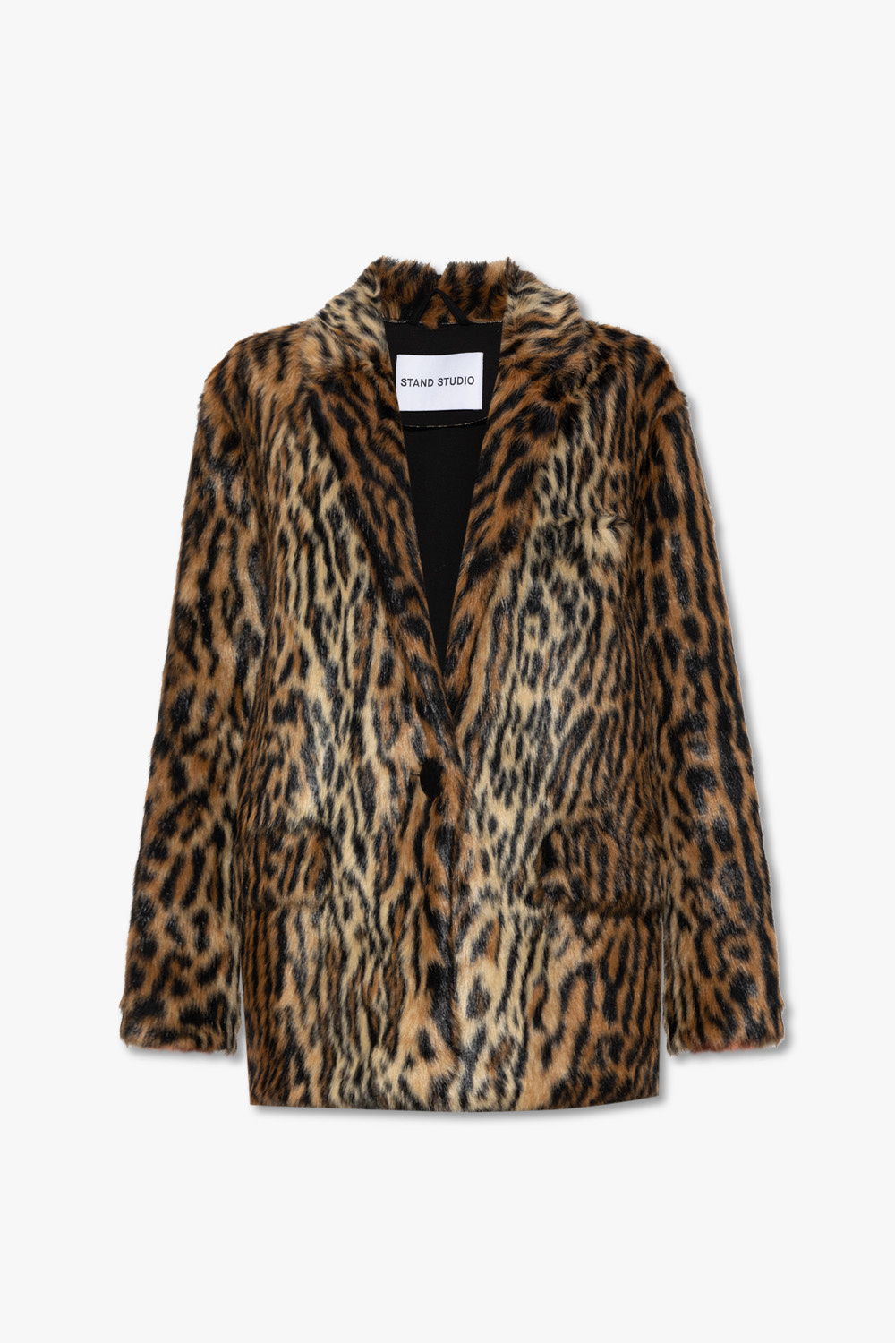 Stand faux hotsell fur jacket